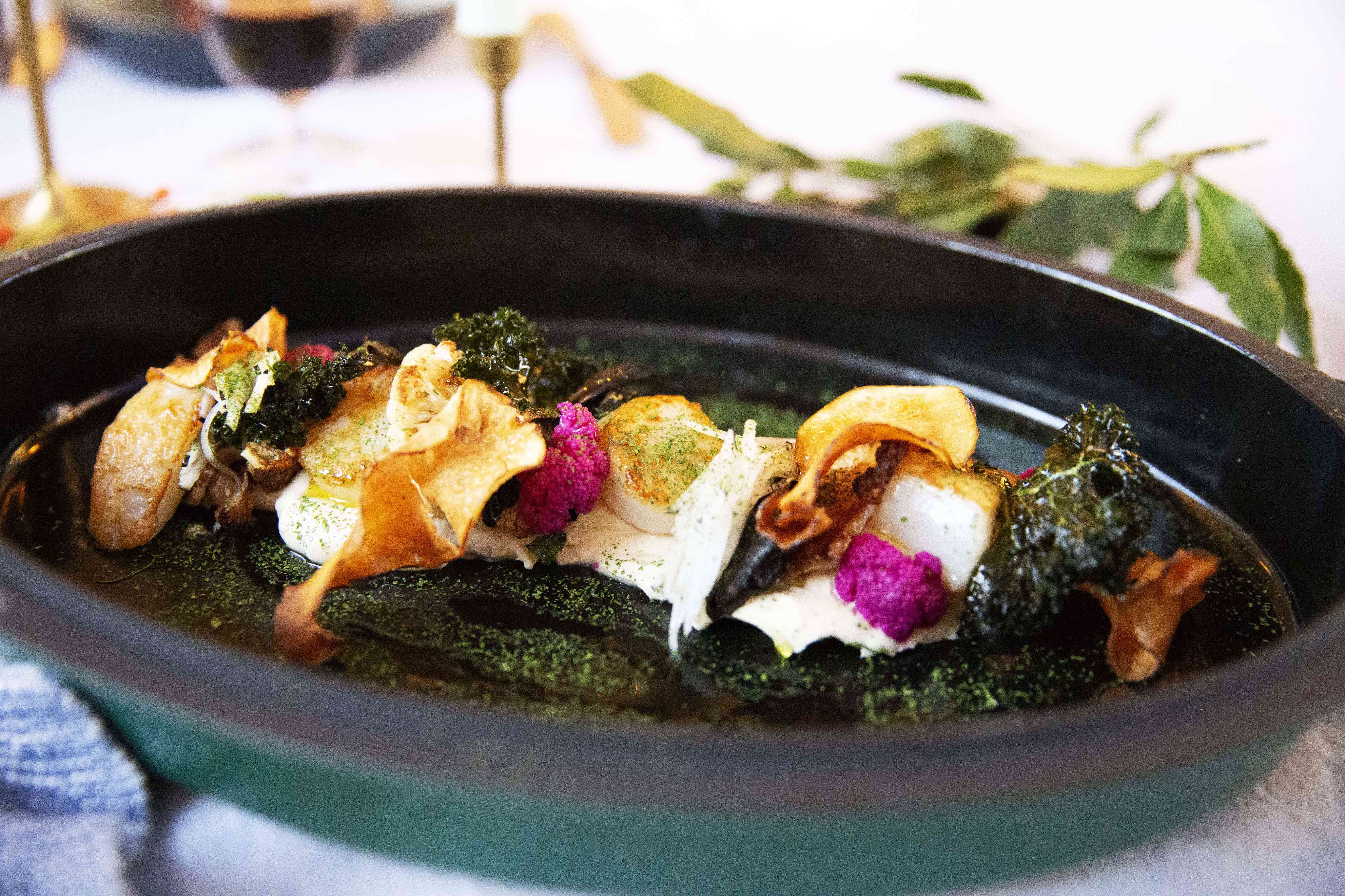 Coquilles met bloemkool