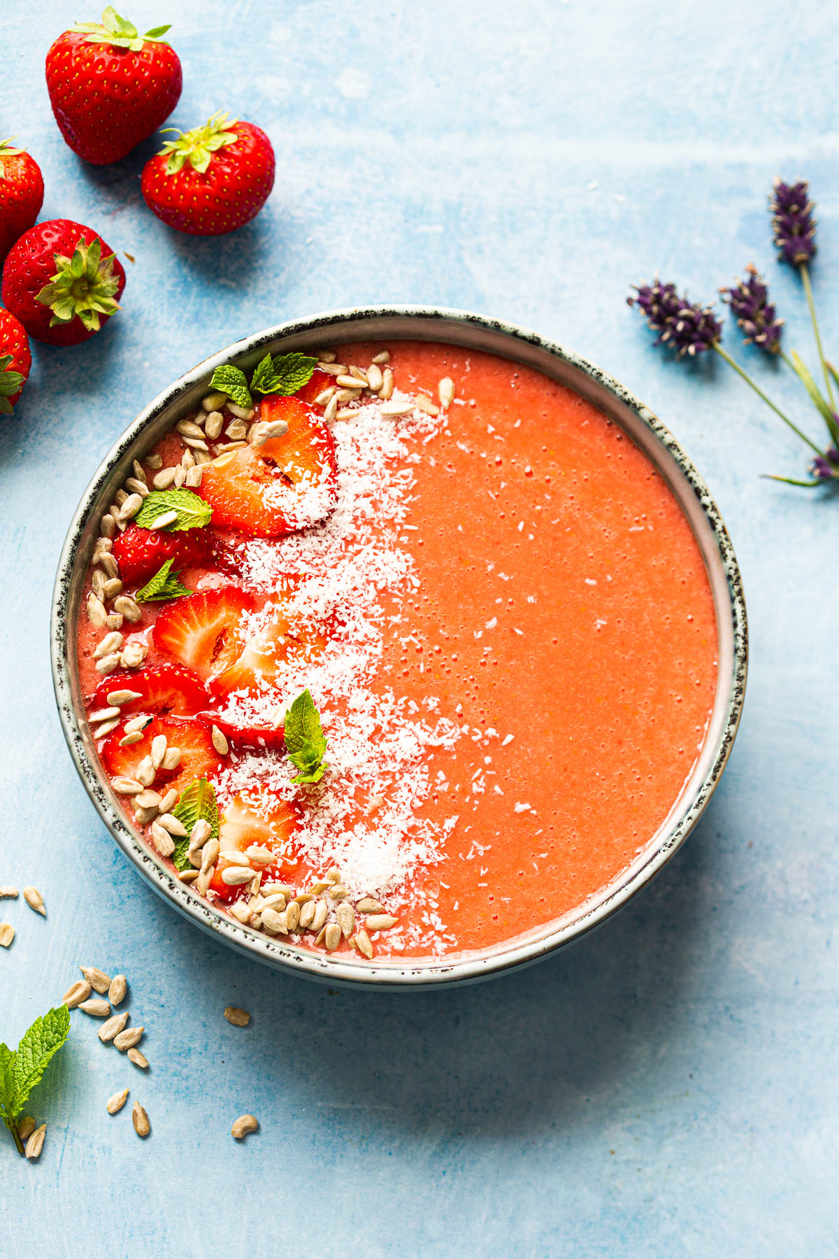 Aardbeiensmoothiebowl