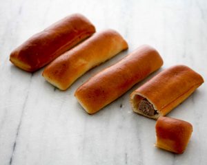 'n Dungense Dame worstenbroodjes (4) (ontdooid)