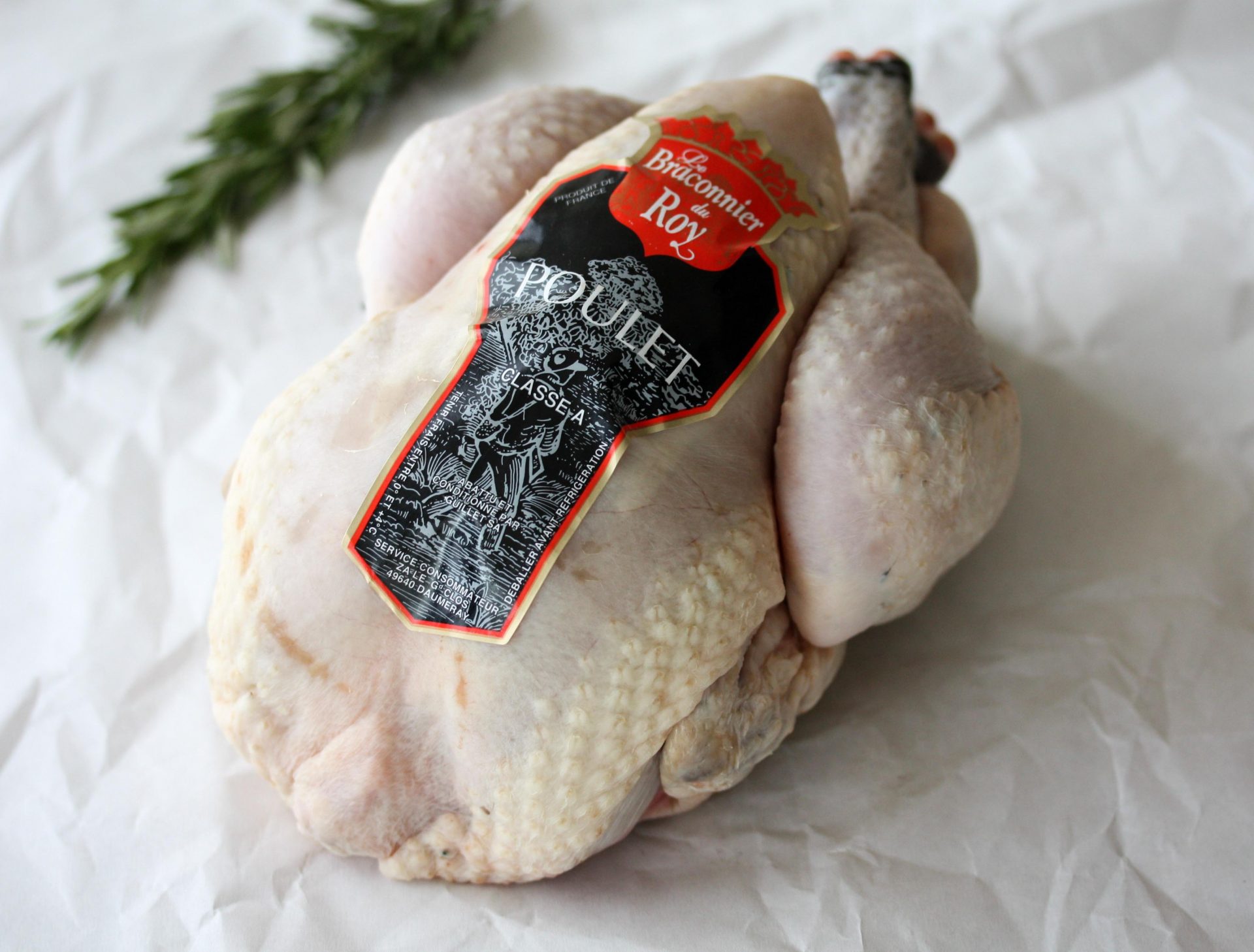 Poulet noir boerderijkip panklaar