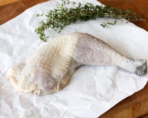 Poulet noir boerderijkippenbout