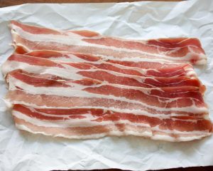 Gesneden Pancetta tesa