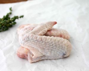 Boerderijkip vleugels